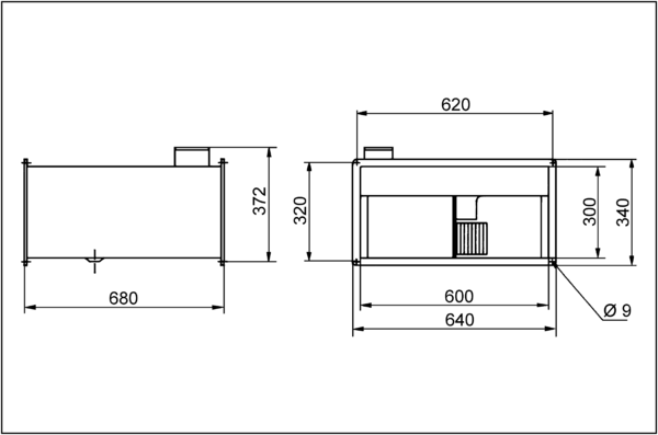 DPK 28/6 B IM0001537.PNG Ventilateur centrifuge pour gaine rectangulaire, courant triphasé