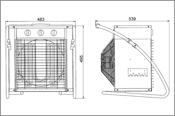 PDH 15 IM0002065.PNG Hordozható termoventilátor, háromfázisú váltóáram