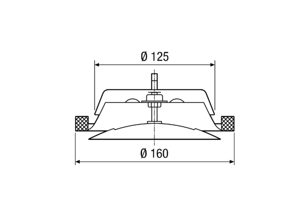 TFZ 12 IM0011458.PNG Disk-ventil za usisni zrak, čelični lim, bijela, DN 125, za kućnu ventilaciju maks. 60 m³/h, potreban ugradbeni okvir EBR-D 12