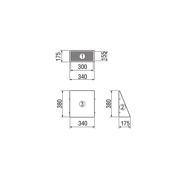 KW-AL 25E IM0017734.PNG Wandstutzen Außenluft, DN 250, Edelstahl gebürstet