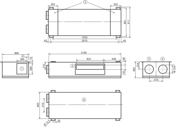 geniovent.x 600 F L-E-SO-K IM0017927.PNG Dezentrales RLT Gerät mit sehr hoher Wärmerückgewinnung. Mit Enthalpie-Wärmetauscher, Außen- und Fortluftanschlüsse links, kanalgeführt, Ausblas oben ohne beschichtete Paneelen (3x2), CO2-Sensor im Gerät integriert. Mit App zur mobilen Geräte-Ansteuerung