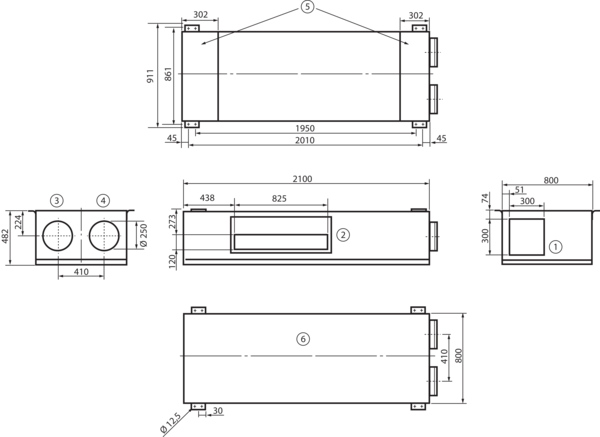 geniovent.x 900 F R-G-SU-K IM0017930.PNG Dezentrales RLT Gerät mit sehr hoher Wärmerückgewinnung.  Mit Kreuz-Gegenstrom-Wärmetauscher und Vorheizregister, Außen- und Fortluftanschlüsse rechts, Ausblas oben, CO2-Sensor im Gerät integriert. Mit App zur mobilen Geräte-Ansteuerung