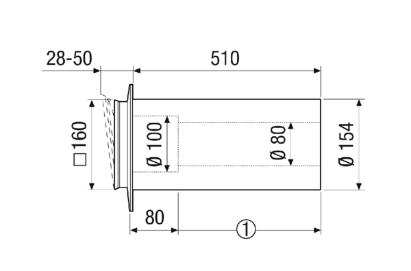 ALD 160 ZLV 80 dBPlus A-Set IM0023119.PNG Ausbau-Set (A-Set) ergänzt die vormontierte Rohbauhülse RH 160 und besteht aus der raumseitigen Innenblende im diskreten Design mit Standardfilter und dem Schalldämmrohr