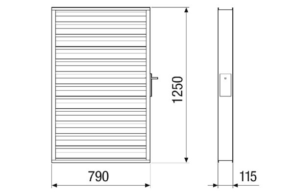 VKM-MV4555-H-DA IM0023248.PNG Verschlussklappen motorisch für zentrale raumlufttechnische Kompaktgeräte RLT mit Wärmerückgewinnung. Passend zum RLT-Gerät mit gleicher Bauartbezeichnung