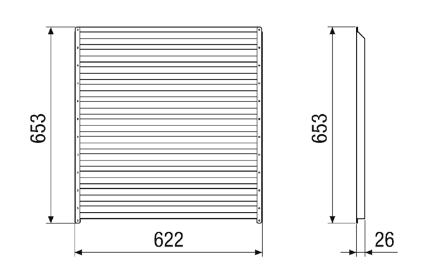 PAS-MV4523-H-LV IM0023271.PNG Partikelabscheider zum Abscheiden staubiger und grobkörniger Partikel in der Außenluft.