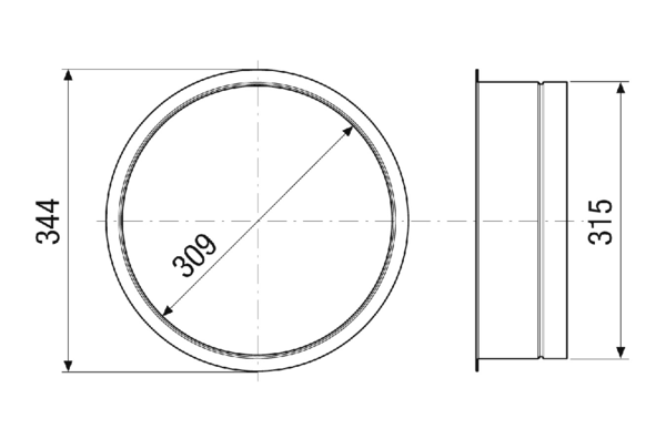 RA-MV4512-RC  IM0023277.PNG Der Übergangsadapter wird 4x benötigt. Bei Zusatzmodulen (NHKR/SD/VM/PAS) wird der runde Anschluss in Luftrichtung hinter dem letzten Bauteil platziert