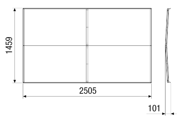 RD-MV4523-H-RF IM0023319.PNG Regendach als Wetterschutz für das RLT-Gerät