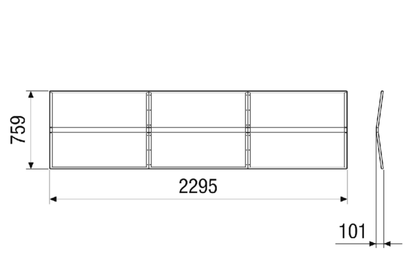 RD-MV4523-V-RF IM0023327.PNG Regendach als Wetterschutz für das RLT-Gerät