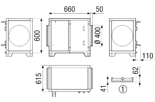 NHKR-MV4516-H-CCDX1 2NC  IM0023360.PNG Externes Kühlregister (DX). Als Nachheiz- und Kühlregister NHKR mittels zusätzlichem Change-over Sensor [Art.-Nr. 0043.2766] einsetzbar