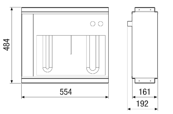 PH-MV4512-PH1 IM0023502.PNG Elektro-Vorheizregister. Bestellung mit dem RLT-Zentralgerät notwendig, wird ab Werk inkl. Sicherheitseinrichtungen im RLT-Zentralgerät installiert