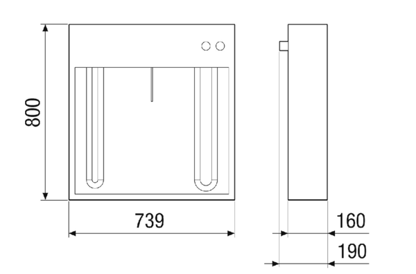 PH-MV4555-PH1 IM0023511.PNG Elektro-Vorheizregister. Bestellung mit dem RLT-Zentralgerät notwendig, wird ab Werk inkl. Sicherheitseinrichtungen im RLT-Zentralgerät installiert