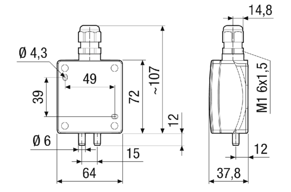 DS-M45XX-500PA IM0023521.PNG Differenzdruck Messumformer 0-500 PA