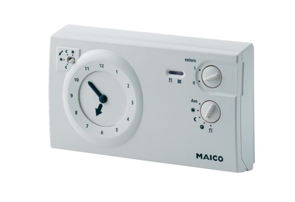 RLS 2 F IM0009577.PNG Control unit for WS 150 centralised ventilation units, on/off, 3 levels, timer and time-controlled filter change display
