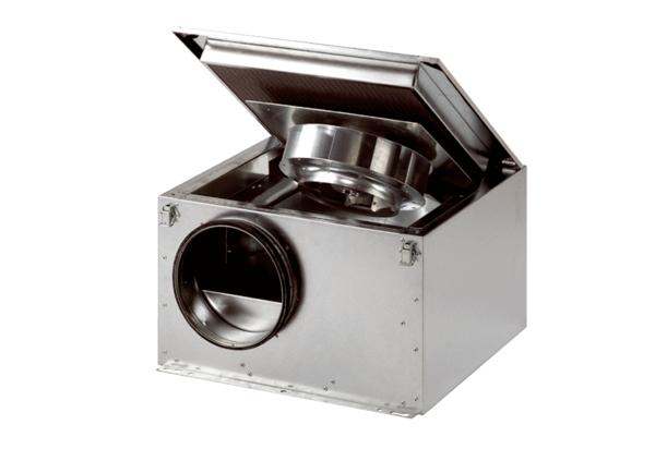 ESR 25 S IM0009881.PNG Sound-insulated ventilation box with swivelling fan, DN 250, single-phase AC