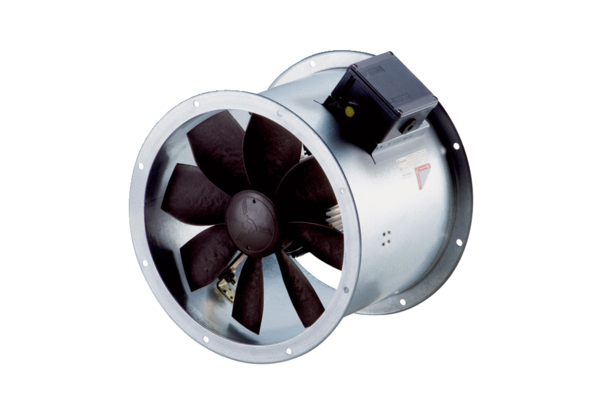 DZR 30/2 B Ex e IM0009991.PNG Axiální potrubní ventilátor, DN300, třífázový, nevýbušné provedení, médium: plyn