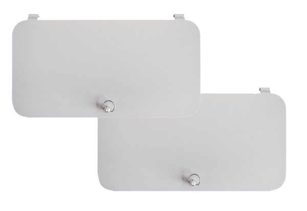 WS-FVA 160 IM0016660.PNG Filter locking covers for WS 160 Flat centralised ventilation units