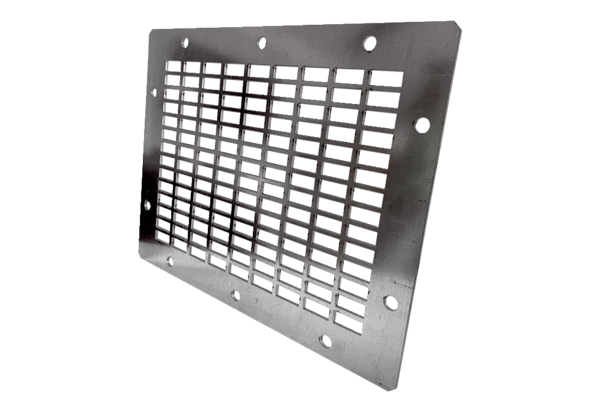 SGAI GR IM0021187.PNG Rectangular air outlet grille made of metal, for DN 200-280, accessories for GRM HD Ex centrifugal blower