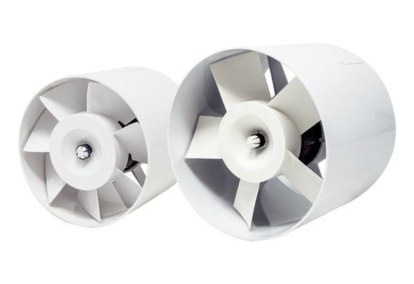 ERV 120 / ERV 150 duct-mounted fans IM0021904.PNG Simple duct-mounted fan can be flexibly installed