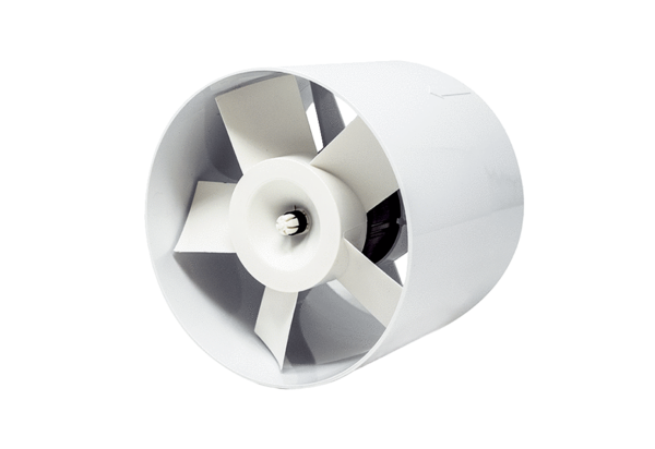 ERV 150 TC IM0021947.PNG Duct-mounted fan for installation in WH 150 wall sleeve, with timer