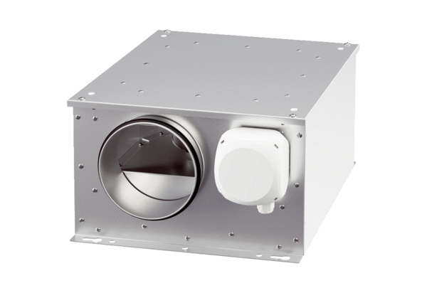 ESR 12-3 EC IM0022317.PNG Schallgedämmte Lüftungsbox mit EC-Motor und ausschwenkbarem Ventilator, DN 125, Wechselstrom